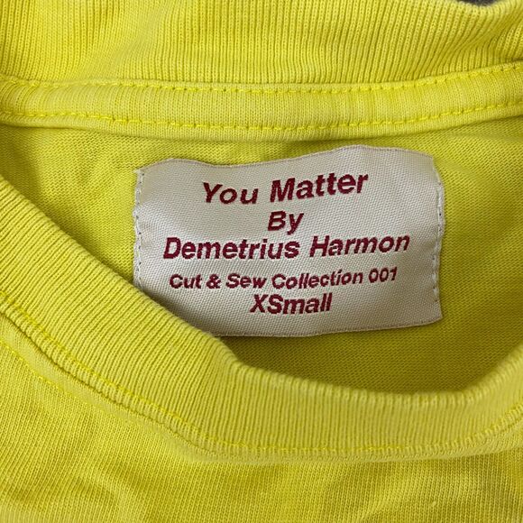 Demetrius Harmon Basic T Shirt XS Mens Sunflower "You Matter Now & Forever" - Picture 5 of 5